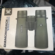 Vortex Diamondback HD 10x42 Binoculars with GlassPak Harness Case - Green