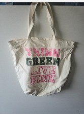 Victorias Secret Pink Canvas Tote Bag