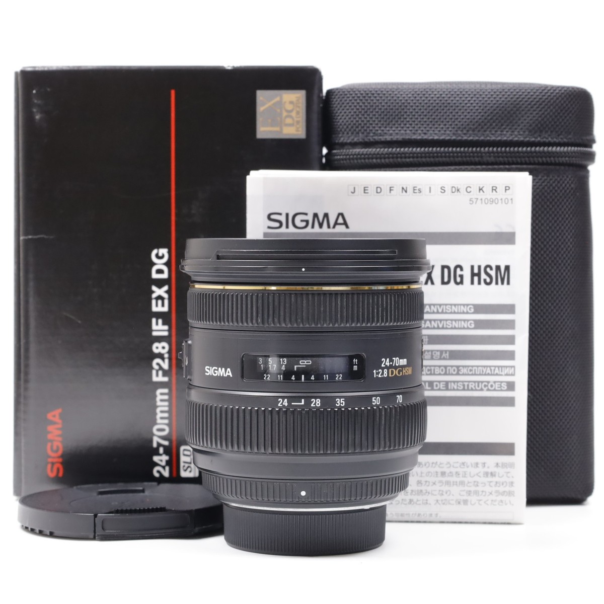 美品 SIGMA 24-70mm f2.8 EX DG Nikon用 動作確認済 SIGMA EX 24-70mm F2.8 IF DG HSM for Nikon F mount [Near Mint