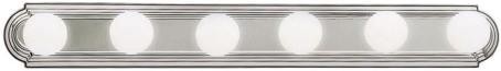 Kichler 36" Round Bath Bar Vanity Light in Brushed Nickel, 6