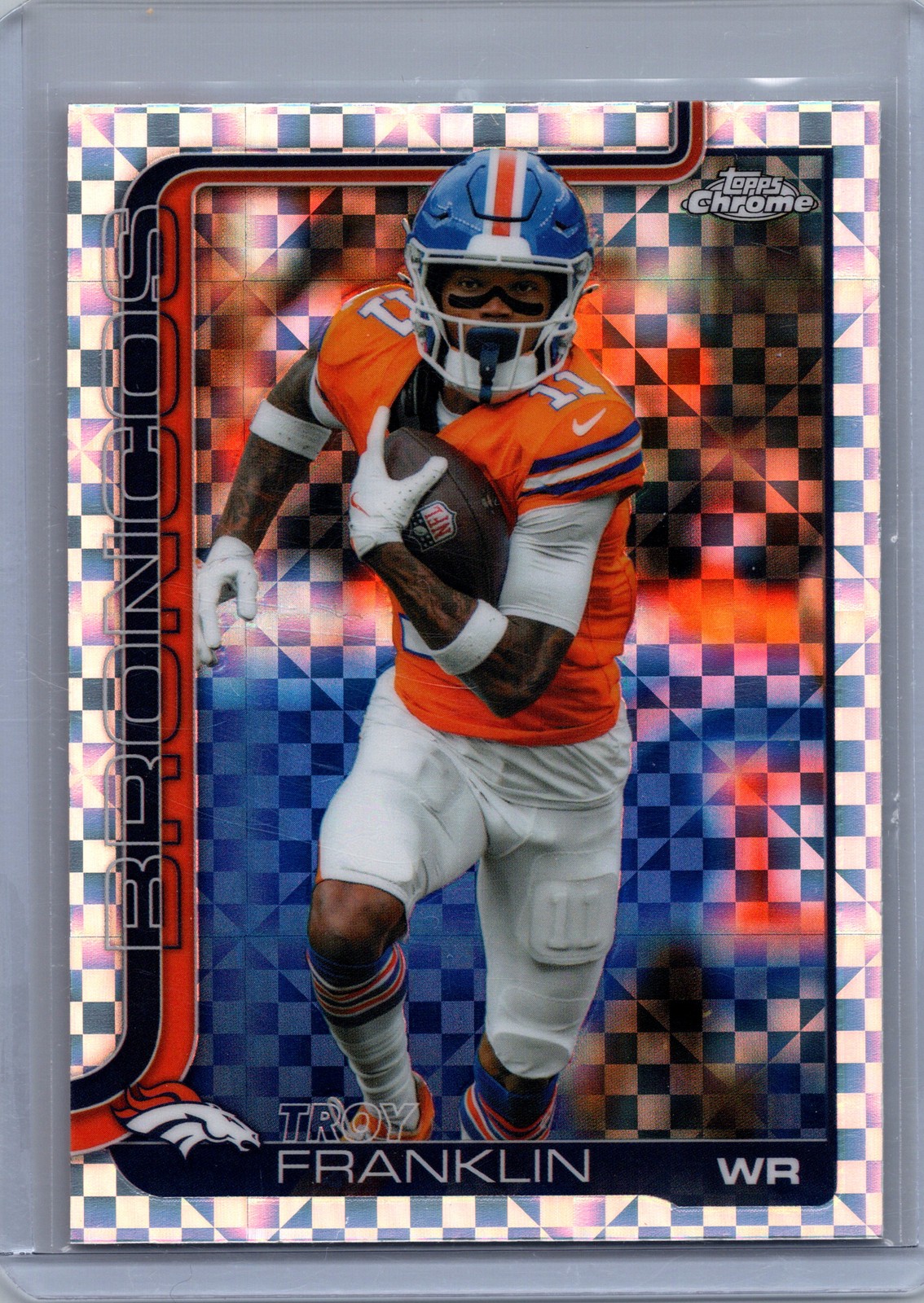 2025 Topps Chrome #91 Troy Franklin X-Fractor