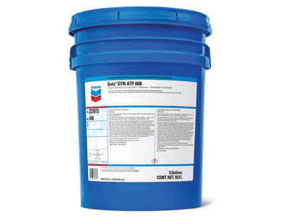 Chevron Delo Synthetic Automatic Transmission Fluid (ATF) 668, 1-5 Gallon Pail