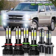 FOR Chevy Tahoe 2000-2006 LED Headlight High Low Beam Fog Light Bulbs Combo