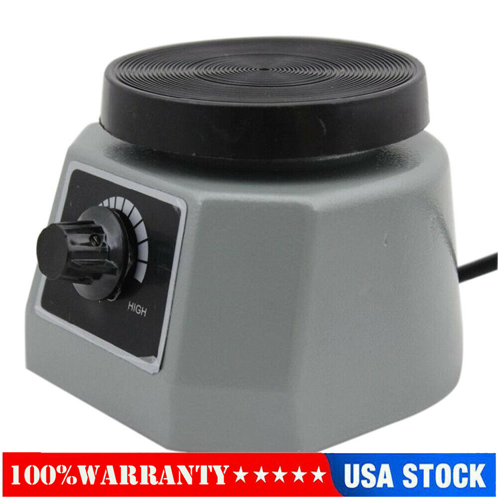 4'' Round Dental Plaster Oscillator Lab Gypsum Shaker Mixer Speed-Adjustable NEW