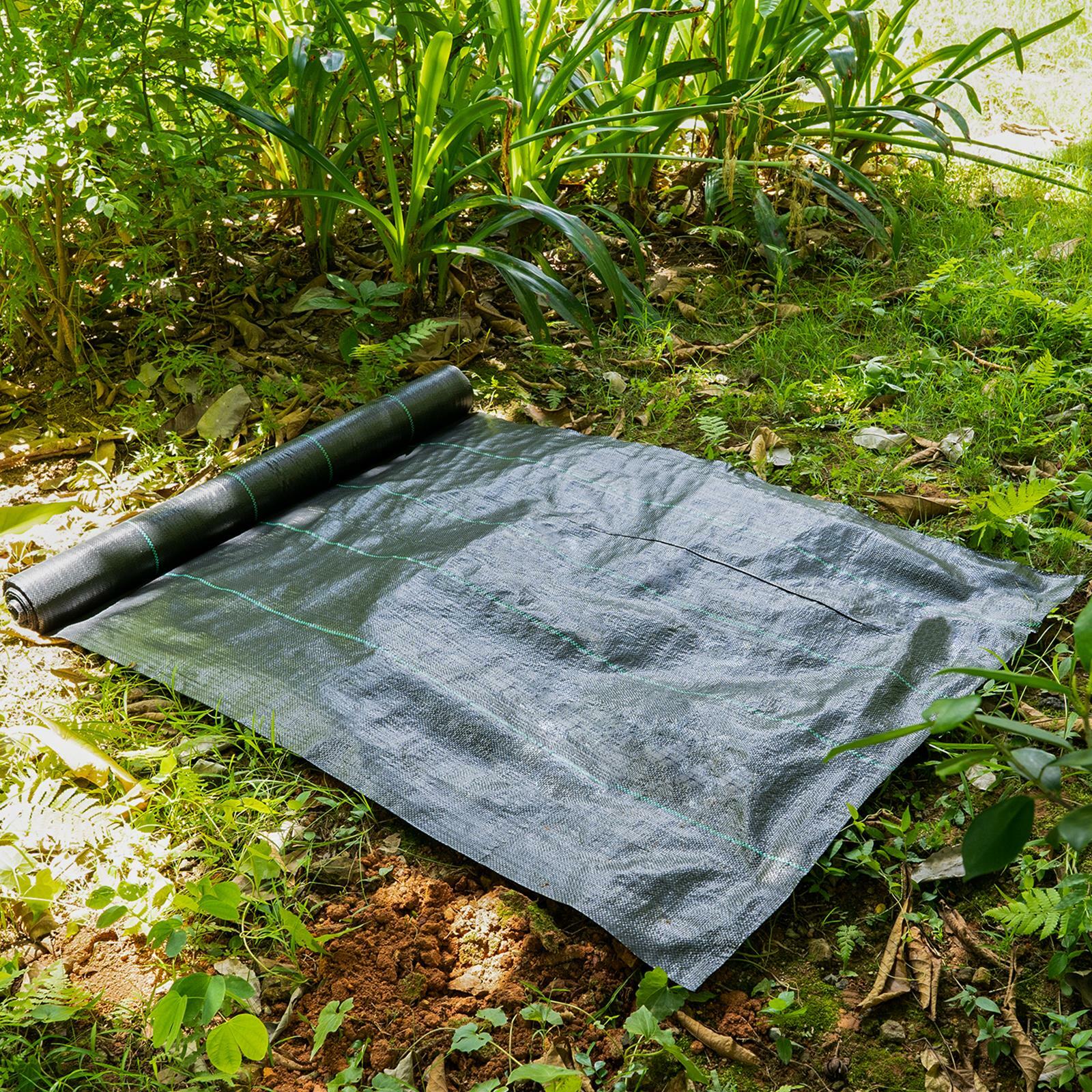 50m2 Unkrautvlies Gartenvlies Wasserdurchlässig Reißfest Unkraut Schutz Garten E - Foto 6