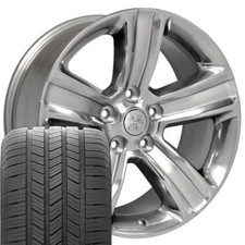 Cp 20 Rims Fit Dodge Ram 1500 Durango Dakota Aspen Polished Gy Eagle As 2453