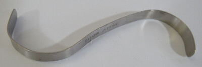 Aesculap MD112 S-Shaped Davis Brain Spatula Retractor 7'' Width 10mm Germany