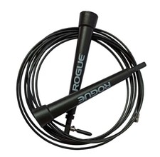 Rogue Fitness Adjustable Wire Speed Jump Rope Black Factory Sealed Never Used
