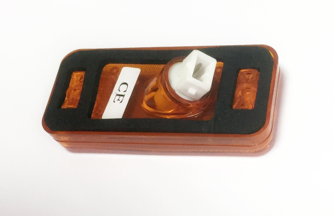  2 x Orange Amber LED Indicator Side Marker Lights for Fiat Ducato