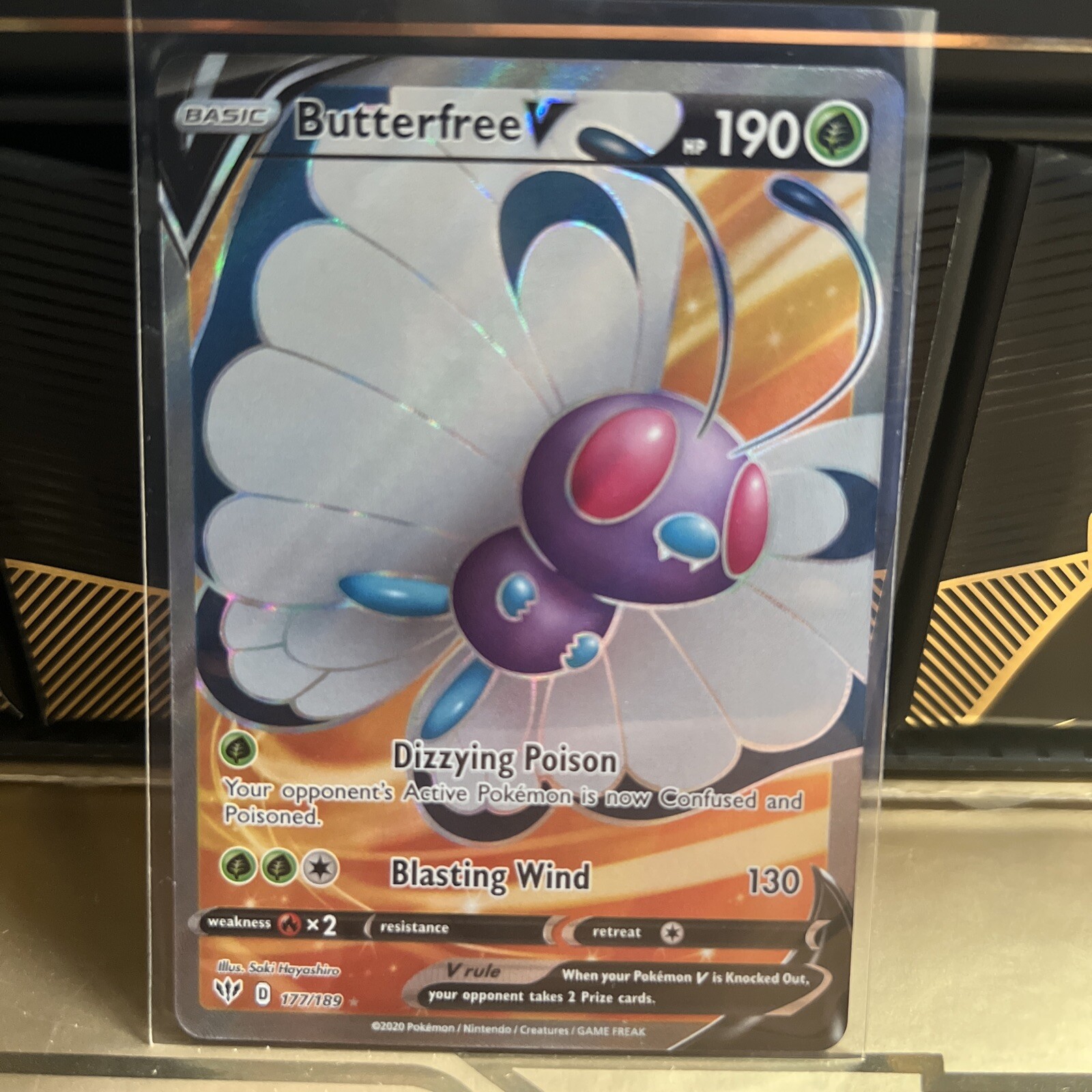 Butterfree V 2020 Sword & Shield: Darkness Ablaze #177/189 Holo (Full Art)  Price Guide - Sports Card Investor