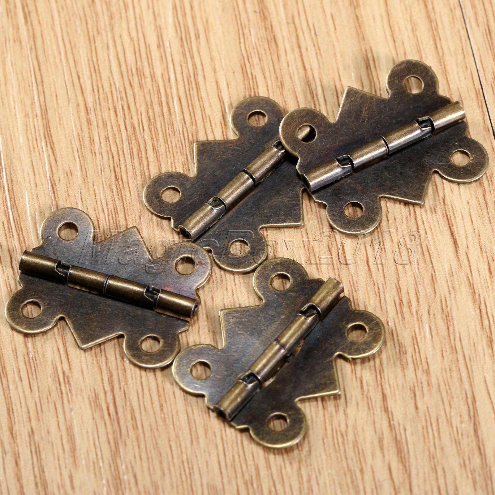 Antique Bronze Hinges 20x25mm Wardrobe Cupboard Butterfly Hinge