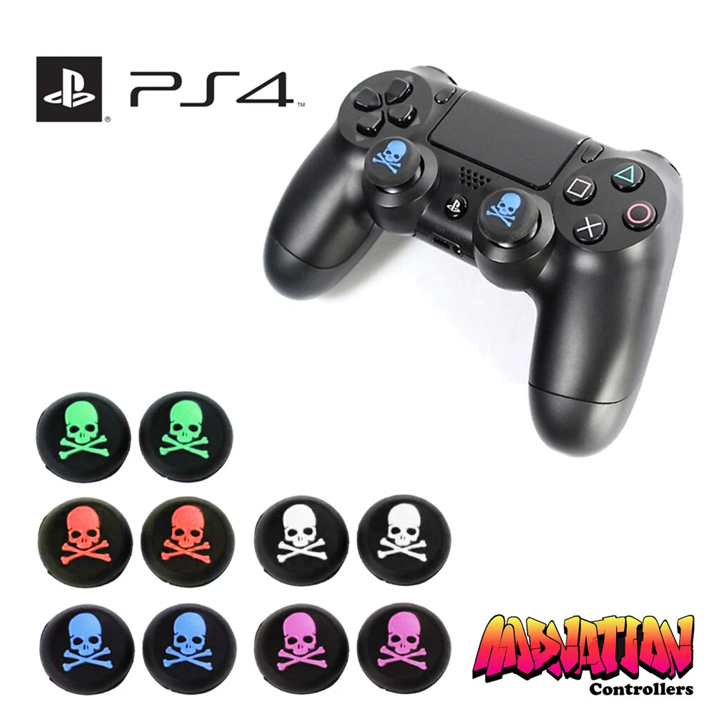 Skull Controller Extra Grips Thumb Sticks Cap Cover Skin For PS5 , PS4 and  PS3 | eBay