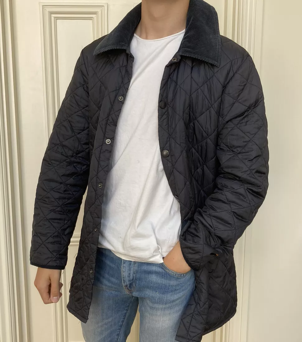 Barbour pentle top quilted jacket navy