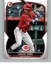 2023 Bowman Draft Carlos Jorge BD-105 Cincinnati Reds