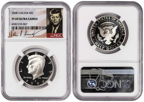 i-650654 USA ½ Dollar 2008. NGC PF 69 ULTRA CAMEO