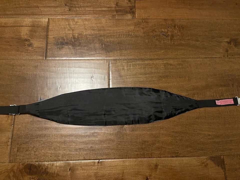 Vineyard Vines Hecho en EE. UU. Preppy Azul Claro Veleros Esmoquin Traje Cummerbund Seda Foto 4 de 4