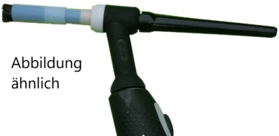 Kohlefaserpinsel für WIG Brenner 17er, 18er u. 26er -  50mm nutzbar PTFE Hülse 
