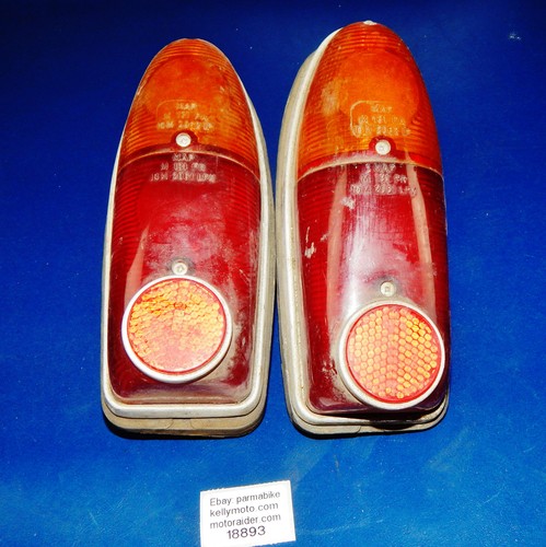 1950's REAR TAIL LIGHT MAP RIGHT LEFT FIAT LANCIA ALFA VINTAGE ITALY GIARDINIERA