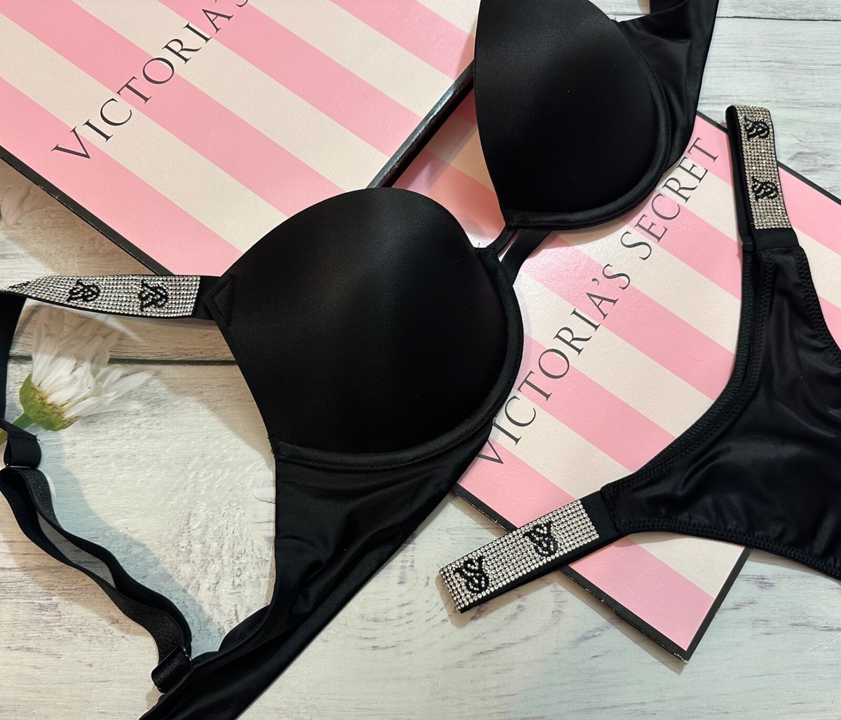Victoria's Secret水着ボトムス単品 Victoria's Secret Shine Strap Bombshell Push Up Bra Panty