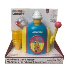 Lamaze Baby Bath Ice Cream Foam Maker Bath Bubble Machine Ice Cream Cone NEW