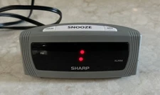 Sharp Digital LED Alarm Clock W/Top Snooze Battery Backup #SPC054 USED FAST SHIP