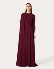42IT Valentino Georgette Cape Evening Dress - BNWT