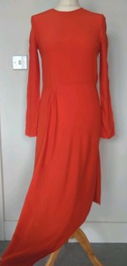 burnt orange maxi dress uk