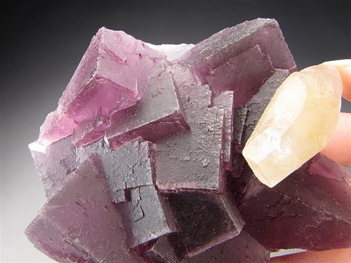 Fluorita y calcita, mina Denton, Cave-in-Rock, condado de Hardin, Illinois - Imagen 10 de 10