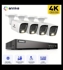 ANNKE 4K 8 Channels Analog DVR System With 2TB HD Installed, Four 4K Cameras