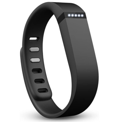 Cinturino In Pelle Nera Per Fitbit Flex – Custodia Protettiva Elegante – Small