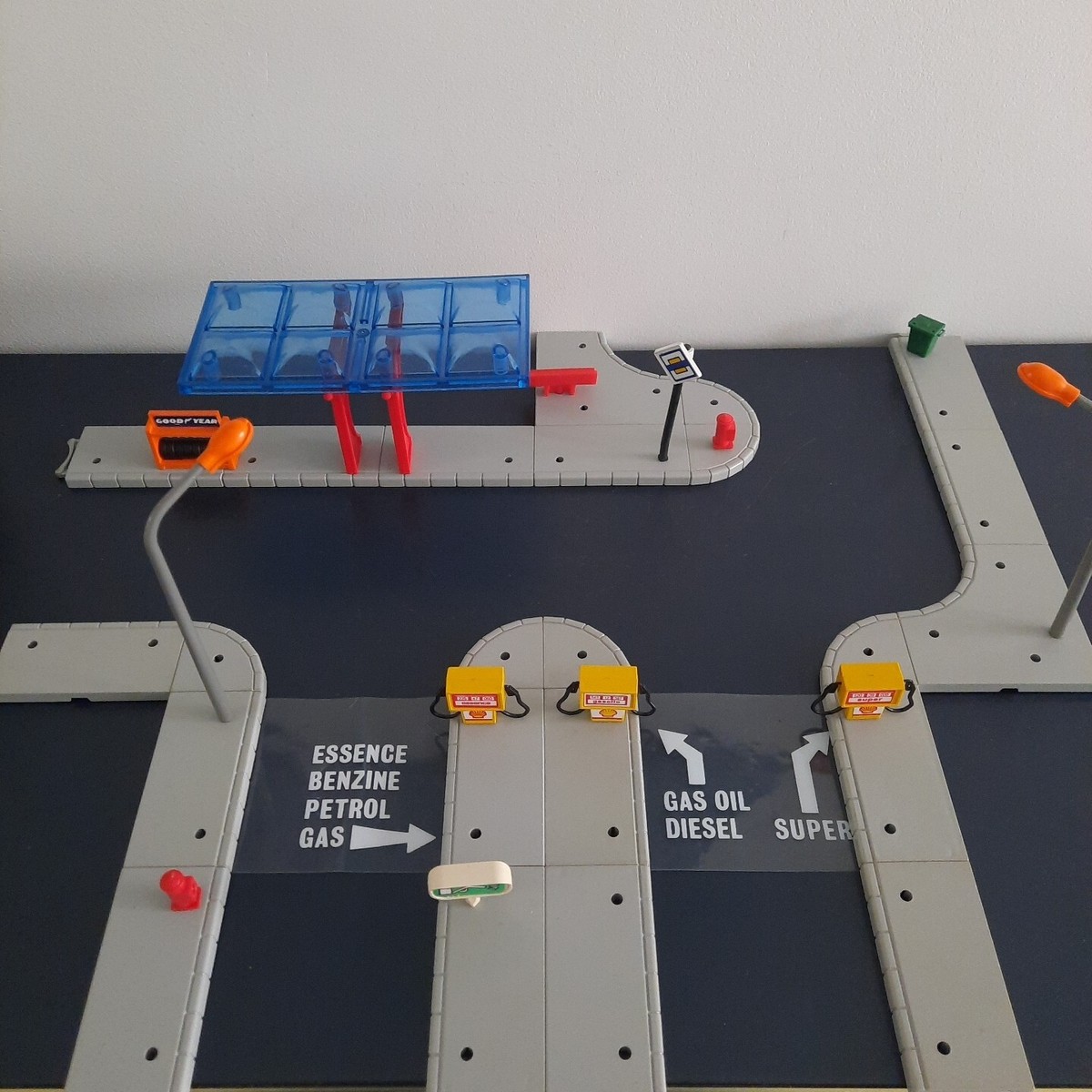 Circuit Majorette 7602 – Set De Course Auto Vintage En Plastique (années 80/90)