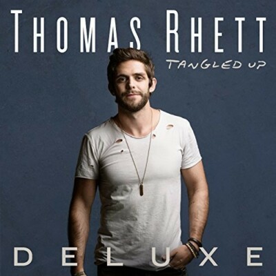 THOMAS RHETT-TANGLED UP DELUXE CD (CRASH AND BURN/DIE A HAPPY MAN/T-SHIRT)
