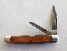 Vintage Schrade 223t Folding Pocket Knife 2 Blades Celluloid Handle Made In USA