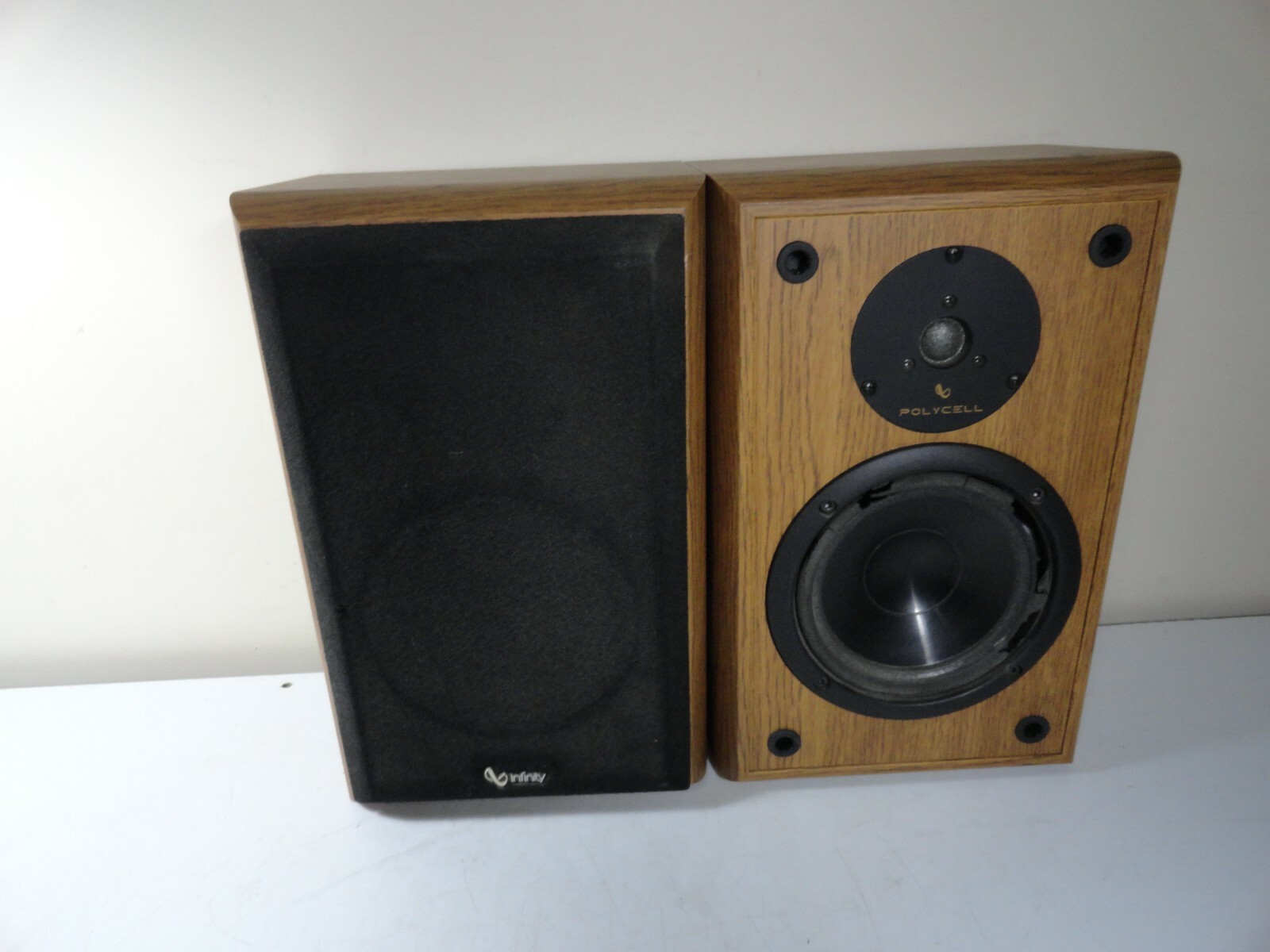 Vintage Infinity Reference One Bookshelf Speakers W Org Box Manual One Cover Ebay