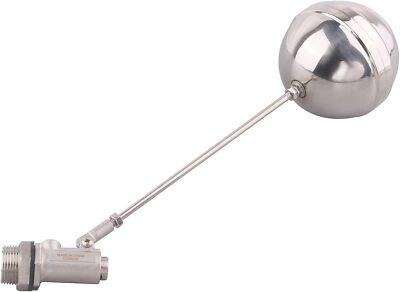Stainless Steel Float Ball Valves - 3/4  NPT Male Thread Flow Control Float S...