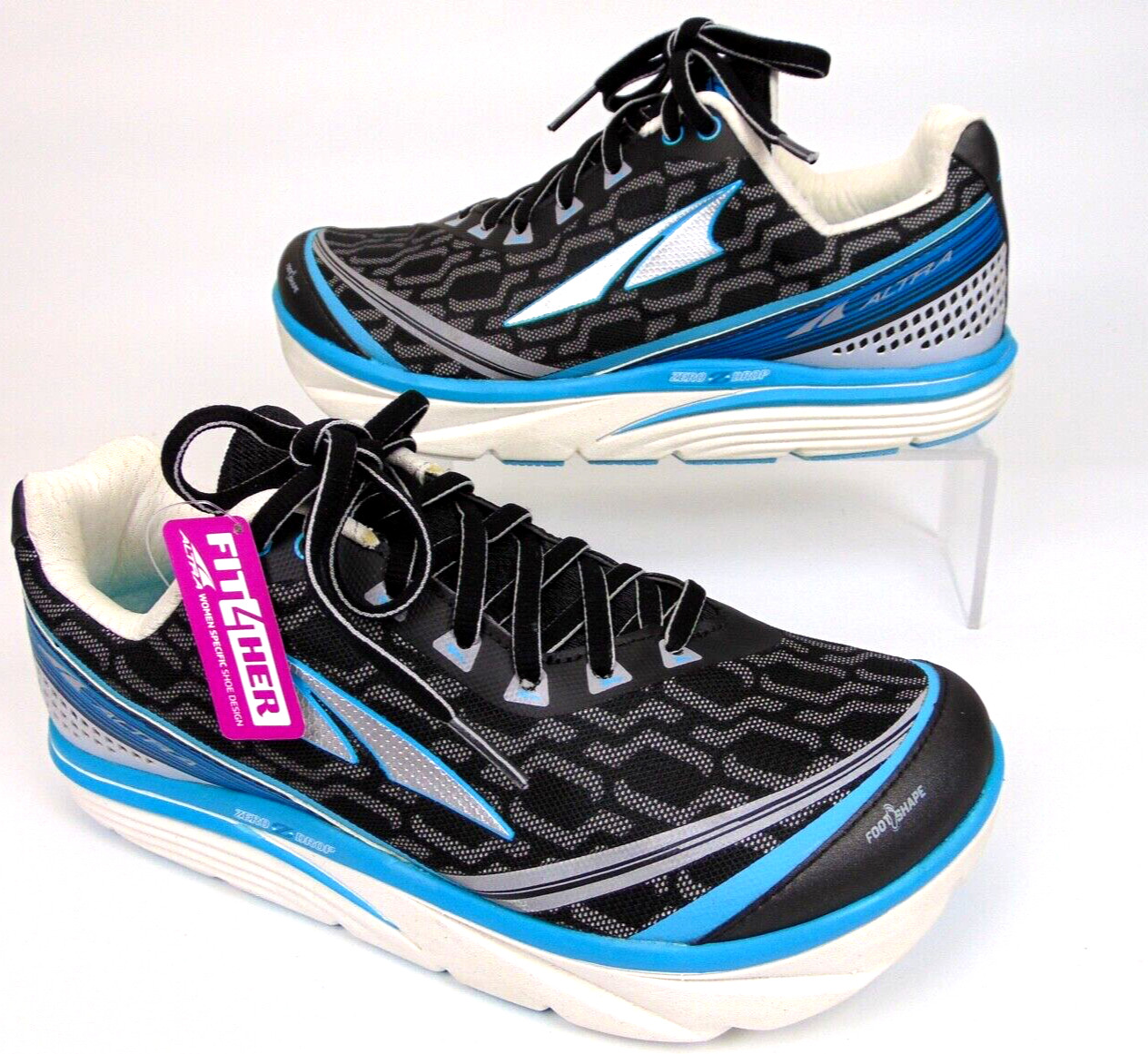 ALTRA Women's Torin IQ Road Running Athletic Shoes, Size 9.5 Med, Black/Blue NEW