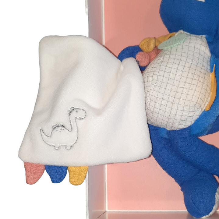 Doudou Et Compagnie - Les Calinosaures Sashou, Pantin Avec Mantita (Azul) En Oferta Doudou Et Compagnie - Les Calinosaures Sashou, Pantin Avec Mantita (Azul) - Imagen 7