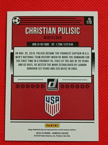 2018-2019 PANINI DONRUSS SOCCER CARDS - Picture 131 of 139