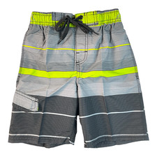 Kanu Surf - Boys Specter Quick Dry UPF 50 Swim Shorts Trunks - Charcoal - Size 4