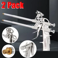 2Pcs Pro PU Foam Gun NIB Expanding Spray Applicator New&Improved Adapter Basket