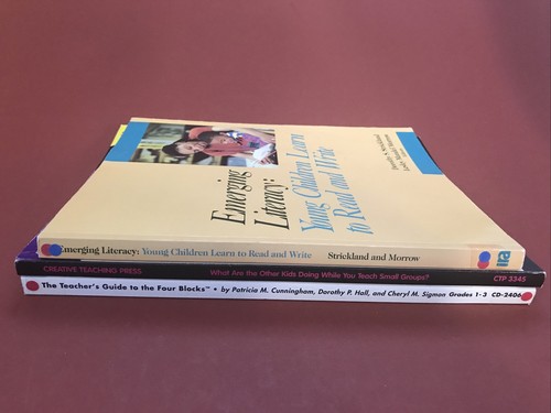 3 Book Bundle: Teaching Books: Emerging Literacy, Guide To The Four Blocks & ... - Picture 4 of 12