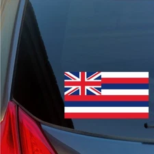 Hawaii State Flag sticker decal Hawaiian 808 Kauai Waikiki Lahaina Maui Oahu Hi