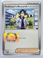 Professor's Research [Professor Sycamore] 125/131 Sv: Prismatic Evolutions