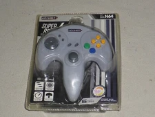 NEW SUPER RETRO 6 NINTENDO 64 N64 RETRO-BIT GREY GAME CONTROLLER TRIBUTE WIRED  