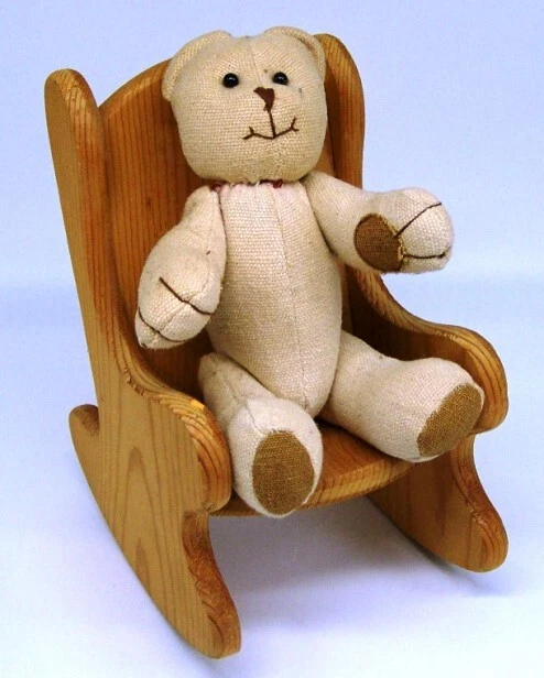 Small rocking chair 2024 for teddy bear