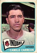 1965 Topps High Number SP - Camilo Carreon (#578)  Indians  EX-EX+