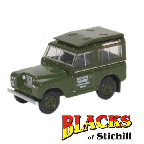 Teléfonos de oficina de correos Oxford Land Rover Serie II/2 SWB techo rígido escala 1:76 - Imagen 1 de 1