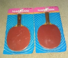 2 Vintage High Skore Ping Pong Ball Paddles Table Tennis Paddle New Old Stock