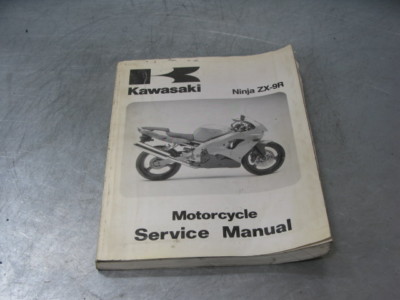 Kawasaki Factory Service Manual 1998 98 ZX900 ZX9R NINJA ZX-9R OEM