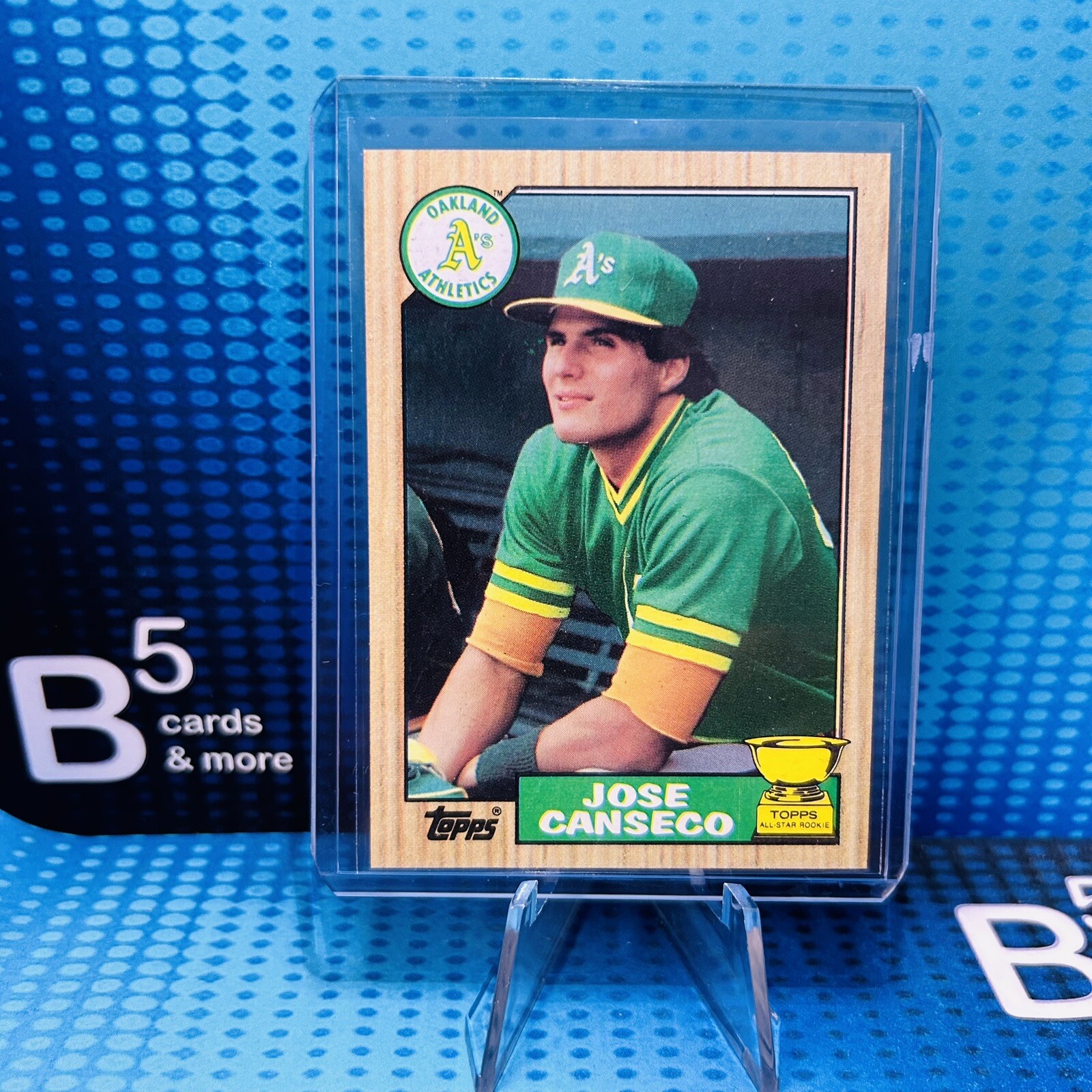 1987 Topps Jose Canseco #620 Oakland Athletics